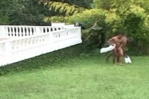 black homo Males nail Use A love juice drum When plowing Anally