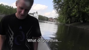 tasty Czech lad goes for a boat trip with stranger
