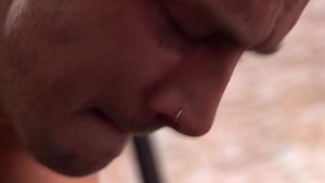 MenOfUK.com: Damon Heart escorted by Billy Essex throat fuck