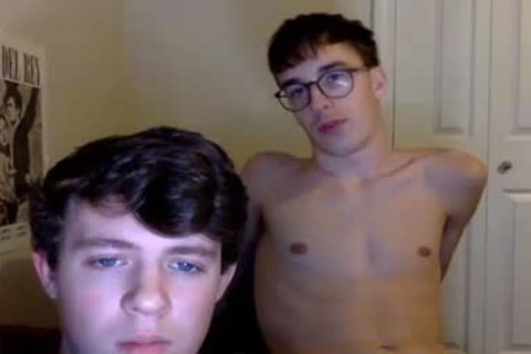 Two boyz Showing Their penises In Live