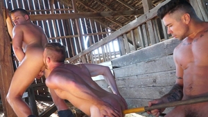 FalconStudios - Bodybuilder Brian Bonds masturbating