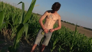 EastBoys - Muscle Johny Walsh POV handjob outdoors