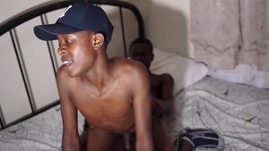 80 Gays: Slim Brian and young Vic ass fucking in the bed