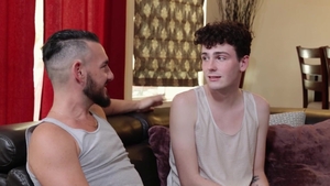 FamilyDick: Boyfriend Derek Allen fucked in the butt sex scene